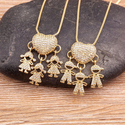 Collar Amor de Madre – Bañado en Oro de 18K